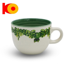 Personalized One Handle Porcelain Ceramic Soup Mug